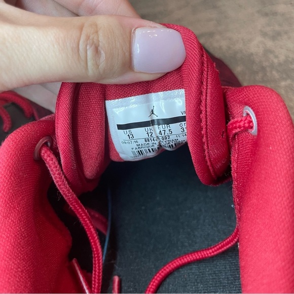 Nike Air Jordan Breakout Sneakers Mens sz 13 - black and red - Picture 6 of 6